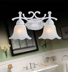 欧式描银镶钻镜前灯