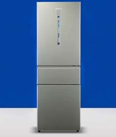 叶绿金三门冷藏冷冻冰箱