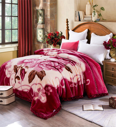 高支高密工艺印花毛毯