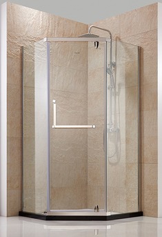 钻石型隔断淋浴房