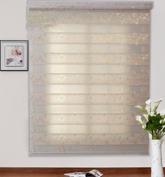 韩式双层遮光百叶窗卷帘