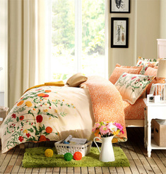 透气婚庆床品四件套