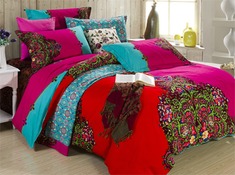 全棉磨毛面料婚庆床品