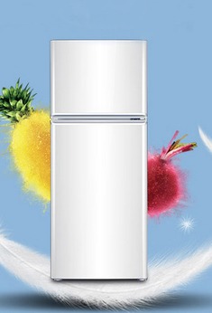 118L节能双门冰箱