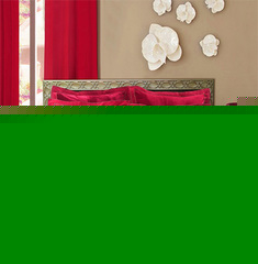 立体绣花床盖式婚庆床品