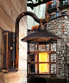 复古美式铝合金室外灯