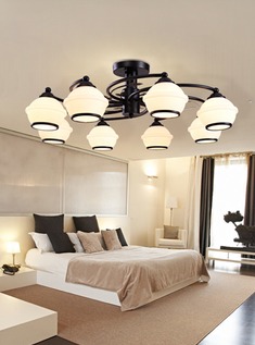 玻璃灯罩复古吊灯