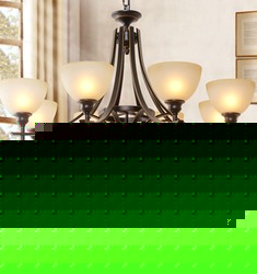 铁艺复古玻璃吊灯