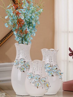 创意陶瓷仿真花器