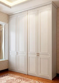 板式雕花衣帽间定制