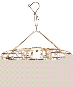 纯不锈钢圆形晾衣架