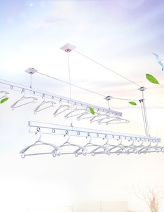 手摇升降晾衣架