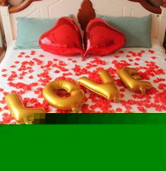 玫瑰花浪漫床洒