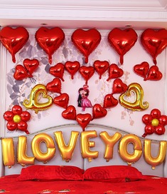 婚庆字母爱心气球
