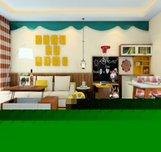 混搭风客餐厅定制