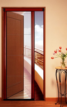 隐形折叠无轨纱窗