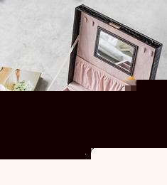 欧式PU鳄鱼纹首饰盒