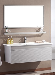 不锈钢悬挂式浴室柜