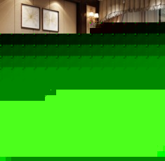 米白色双人软皮床