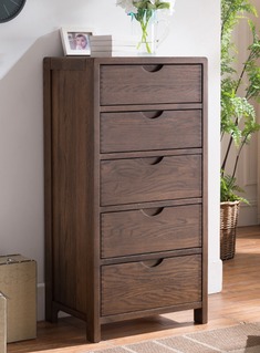 白橡木立式五斗柜