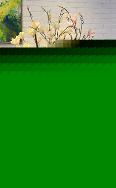 新中式青色花器