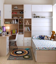 男孩房个性化榻榻米设计