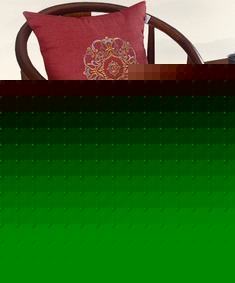 棉麻绣花中式椅垫