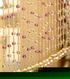 奢华亮丽水晶珠帘打造精致生活