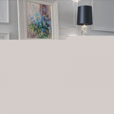 歌蒙钻石设计柜面餐边柜，白色钢琴烤漆收纳柜，新古典风格精简雅致