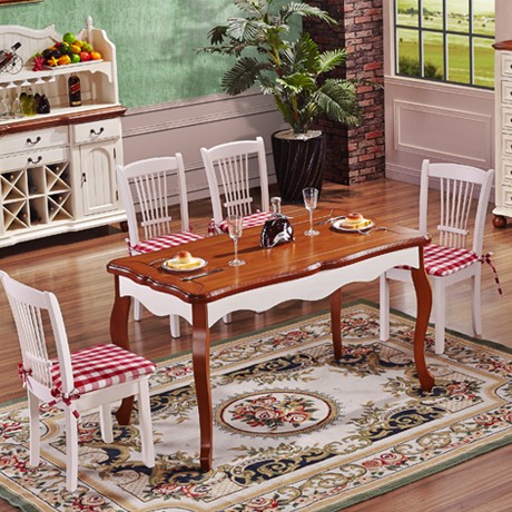 睿酷空间复古乡村风味餐桌，地中海田园风格餐桌，型号Y1-A1-1