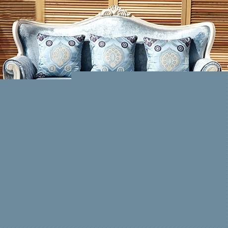 地中海钢化玻璃烤漆茶几，诗雅轩方形茶台茉莉花白色调，型号: 162