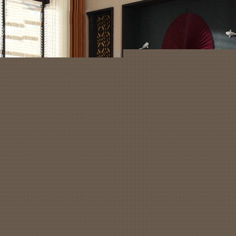 雅依格经典白蜡木材质实木床，皮质乌金木色大床，型号LS8002