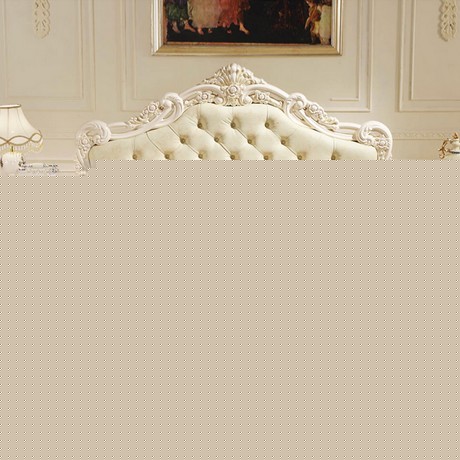 德家家具实木双人床，1.8*2.0异域风尚卧房床，欧式皮艺公主床