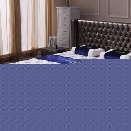 不得不爱136记忆棉床垫，圆角设计防螨针织布床垫，一米八超厚床垫