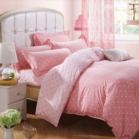 小小爱纯棉床上4件套，XXASJTSUNVWUF型号环保植物印染套件