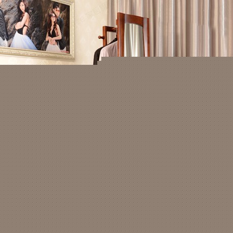 丰泽家居异形实木落地镜，多功能旋转试衣镜，型号 FZ-910