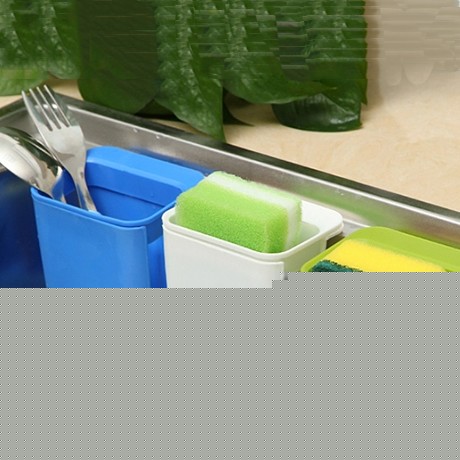 Pina/品纳货号0005568塑料挂架，多功能吸盘挂架，水槽边沥干挂架