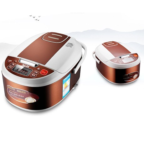 AUX/奥克斯方形智能数码预约电饭煲,3L黄金蜂窝内胆迷你电饭锅