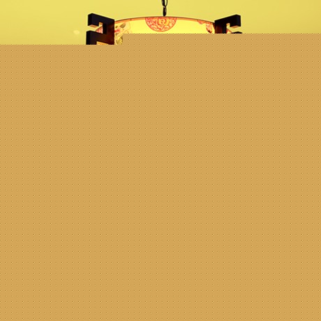 国伟创意印花节能吊灯，家装卧室客厅中国风吊灯，型号：No.8268