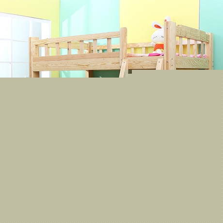 幸福缘品牌品质实木儿童床，现代简约子母床，温馨舒适，实用安全，型号2010