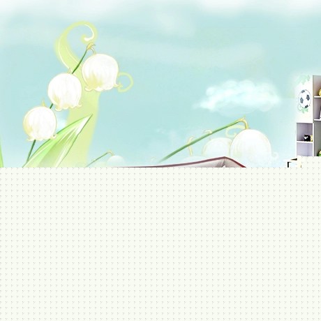 金百利品牌宜家安全护栏儿童床，实木布艺带小楼梯软床，型号E6007