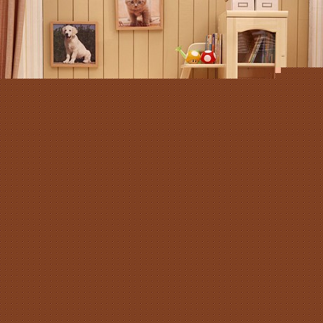 林氏纯松木儿童桌，中式写字桌水性环保漆，LS002SZ1书柜书桌组合