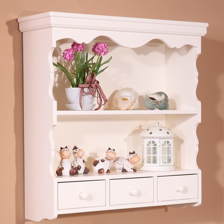 塞娜玫瑰橡木欧式吊柜，纯白多功能吊柜，型号SN001-WC1202