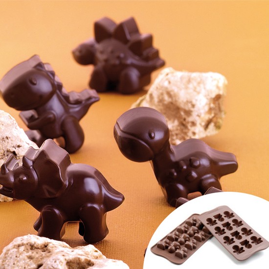 利快巧克力色多造型巧克力模具，铂金硅胶易脱模烘培模具，型号：1086-22101770065