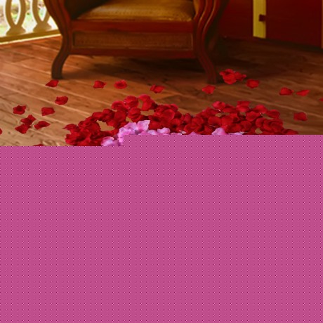 粉爱粉爱你仿真花瓣床撒，婚庆用品手抛花，婚房卧室装饰布置玫瑰花瓣