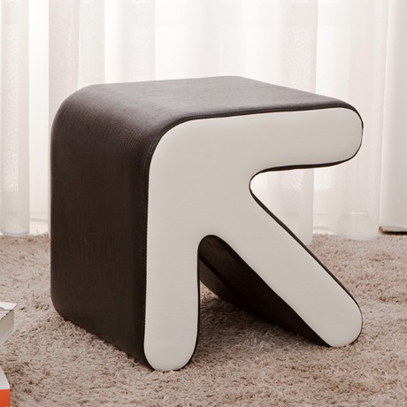 椅品汇现代宜家沙发凳，优质海绵椅套可拆洗脚踏凳，创意时尚YPH-箭头椅