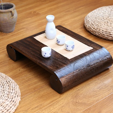 天兰美做旧日式脚踏凳，泡桐木榻榻米凳，飘窗实木小炕几