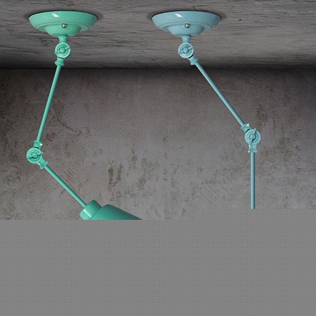 设计师的灯糖果色创意吸顶灯，工业风机械怪手镜前灯，飘窗装饰吸吊灯