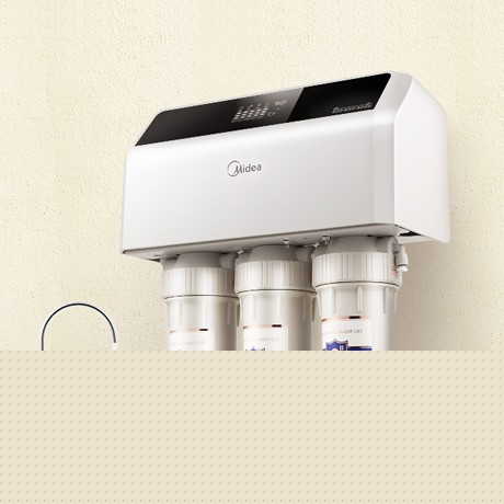 Midea/美的进口活性炭净水器，QB150-02双出水终端过滤机