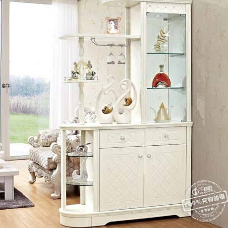 一路旺品牌新古典式组合酒柜，简约优雅悬挂式玻璃橱窗玄关酒柜，型号0212